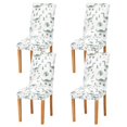 thumbnail image 1 of Yayeee 4 Pack Dining Chair Covers Stretch Parson Chairs Slipcovers Seat Protector, Green Dinosaur Pattern, 1 of 6