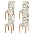 thumbnail image 1 of Yayeee 4 Pack Dining Chair Covers Stretch Parson Chairs Slipcovers Seat Protector, Leaves Pattern, 1 of 6