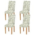 thumbnail image 1 of Yayeee 4 Pack Dining Chair Covers Stretch Parson Chairs Slipcovers Seat Protector, Lush Greenery, 1 of 6