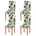 thumbnail image 1 of Yayeee 4 Pack Dining Chair Covers Stretch Parson Chairs Slipcovers Seat Protector, Navy Flower, 1 of 6