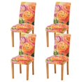 thumbnail image 1 of Yayeee 4 Pack Dining Chair Covers Stretch Parson Chairs Slipcovers Seat Protector, Pink Abstract Floral, 1 of 6