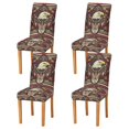 thumbnail image 1 of Yayeee 4 Pack Dining Chair Covers Stretch Parson Chairs Slipcovers Seat Protector, Red Abstract Eagle, 1 of 6