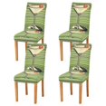 thumbnail image 1 of Yayeee 4 Pack Dining Chair Covers Stretch Parson Chairs Slipcovers Seat Protector, Red Martini, 1 of 6