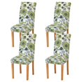 thumbnail image 1 of Yayeee 4 Pack Dining Chair Covers Stretch Parson Chairs Slipcovers Seat Protector, Retro Flower Print, 1 of 6