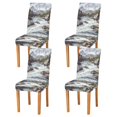 thumbnail image 1 of Yayeee 4 Pack Dining Chair Covers Stretch Parson Chairs Slipcovers Seat Protector, River and Mountains, 1 of 6