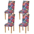 thumbnail image 1 of Yayeee 4 Pack Dining Chair Covers Stretch Parson Chairs Slipcovers Seat Protector, Serene Floral Pattern, 1 of 6