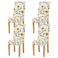 thumbnail image 1 of Yayeee 4 Pack Dining Chair Covers Stretch Parson Chairs Slipcovers Seat Protector, Sunflower Pattern, 1 of 6