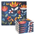 thumbnail image 1 of Yayeee 6 Pack Kitchen Dish Cloths Set for Washing Soft Drying Absorbent Microfiber Towels, Art Flowers, 1 of 9