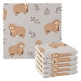 thumbnail image 1 of Yayeee 6 Pack Kitchen Dish Cloths Set for Washing Soft Drying Absorbent Microfiber Towels, Cartoon Bear, 1 of 9
