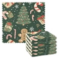 thumbnail image 1 of Yayeee 6 Pack Kitchen Dishcloths for Washing Dishes Soft Absorbent Microfiber Towels, Christmas Gift Pattern, 1 of 9