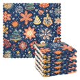 thumbnail image 1 of Yayeee 6 Pack Kitchen Dish Cloths Set for Washing Soft Drying Absorbent Microfiber Towels, Christmas Splendor, 1 of 9