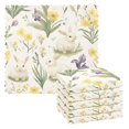 thumbnail image 1 of Yayeee 6 Pack Kitchen Dishcloths for Washing Dishes Soft Absorbent Microfiber Towels, Floral Rabbit, 1 of 9