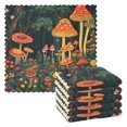 thumbnail image 1 of Yayeee 6 Pack Kitchen Dishcloths for Washing Dishes Soft Absorbent Microfiber Towels, Forest Mushroom, 1 of 9