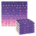 thumbnail image 1 of Yayeee 6 Pack Kitchen Dish Cloths Set for Washing Soft Drying Absorbent Microfiber Towels, Gradient Love, 1 of 9