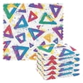 thumbnail image 1 of Yayeee 6 Pack Kitchen Dish Cloths Set for Washing Soft Drying Absorbent Microfiber Towels, Green Simple Triangles, 1 of 9