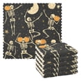 thumbnail image 1 of Yayeee 6 Pack Kitchen Dishcloths for Washing Dishes Soft Absorbent Microfiber Towels, Halloween Dancing, 1 of 9