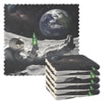 thumbnail image 1 of Yayeee 6 Pack Kitchen Dishcloths for Washing Dishes Soft Absorbent Microfiber Towels, Space Earth, 1 of 9
