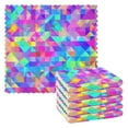 thumbnail image 1 of Yayeee 6 Pack Kitchen Dishcloths for Washing Dishes Soft Absorbent Microfiber Towels, Vibrant Geometric Pattern, 1 of 9