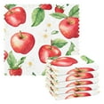 thumbnail image 1 of Yayeee 6 Pack Kitchen Dishcloths for Washing Dishes Soft Absorbent Microfiber Towels, White Apple Pattern, 1 of 9