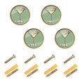 thumbnail image 1 of Yayeee 8 Pack Cabinet Knobs with Screws Round Zinc Drawer Pulls for Kitchen, Lemon Juice, 1 of 9