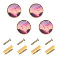 thumbnail image 1 of Yayeee 8 Pack Cabinet Knobs with Screws Round Zinc Drawer Pulls for Kitchen, Pixel Floating Hearts, 1 of 9