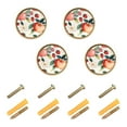 thumbnail image 1 of Yayeee 8 Pack Cabinet Knobs with Screws Round Zinc Drawer Pulls for Kitchen, Strawberry Pattern, 1 of 9