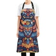 thumbnail image 1 of Yayeee Chief Kitchen Apron with Pockets for Cooking Water Resistant Unisex Adjustable Neck Strap, Blue Abstract Eagle, 1 of 7
