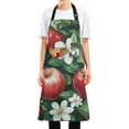 thumbnail image 1 of Yayeee Chief Kitchen Apron with Pockets for Cooking Water Resistant Unisex Adjustable Neck Strap, Red Apple Pattern, 1 of 7