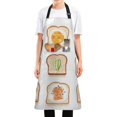 thumbnail image 1 of Yayeee Chief Kitchen Apron with Pockets for Cooking Water Resistant Unisex Adjustable Neck Strap, Various Toasts, 1 of 7