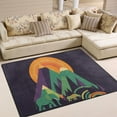 thumbnail image 1 of Yayeee Area Rugs for Living Room 5.2'x4' Indoor Non Slip Washable Bedroom Carpet, Abstract Animals, 1 of 6