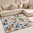 thumbnail image 1 of Yayeee Area Rugs for Living Room 5.2'x4' Non Slip Washable Bedroom Floor Carpet, Acorn Leaves Pattern, 1 of 5