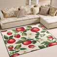 thumbnail image 1 of Yayeee Area Rugs for Living Room 5.2'x4' Non Slip Washable Bedroom Floor Carpet, Apple Leaves Pattern, 1 of 5