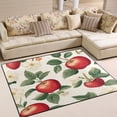 thumbnail image 1 of Yayeee Area Rugs for Living Room 5.2'x4' Non Slip Washable Bedroom Floor Carpet, Apples Flower Pattern, 1 of 5