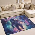 thumbnail image 1 of Yayeee Area Rugs for Living Room 5.2'x4' Indoor Non Slip Washable Bedroom Carpet, Astronaut Pattern, 1 of 5