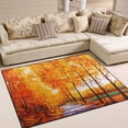 thumbnail image 1 of Yayeee Area Rugs for Living Room 5.2'x4' Indoor Non Slip Washable Bedroom Carpet, Autumn Path, 1 of 5