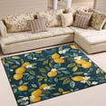 thumbnail image 1 of Yayeee Area Rugs for Living Room 5.2'x4' Non Slip Washable Bedroom Floor Carpet, Blue Lemons, 1 of 5