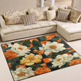 thumbnail image 1 of Yayeee Area Rugs for Living Room 5.2'x4' Non Slip Washable Bedroom Floor Carpet, Bright Floral, 1 of 5