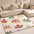 thumbnail image 1 of Yayeee Area Rugs for Living Room 5.2'x4' Non Slip Washable Bedroom Floor Carpet, Brown Autumn Leaves, 1 of 5