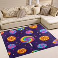 thumbnail image 1 of Yayeee Area Rugs for Living Room 5.2'x4' Non Slip Washable Bedroom Floor Carpet, Candy Carnival, 1 of 6