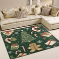 thumbnail image 1 of Yayeee Area Rugs for Living Room 5.2'x4' Non Slip Washable Bedroom Floor Carpet, Christmas Gift Pattern, 1 of 6