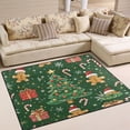 thumbnail image 1 of Yayeee Area Rugs for Living Room 5.2'x4' Non Slip Washable Bedroom Floor Carpet, Christmas Tree, 1 of 6