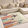 thumbnail image 1 of Yayeee Area Rugs for Living Room 5.2'x4' Indoor Non Slip Washable Bedroom Carpet, Flying Planes, 1 of 5