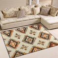 thumbnail image 1 of Yayeee Area Rugs for Living Room 5.2'x4' Indoor Non Slip Washable Bedroom Carpet, Geometric Designs, 1 of 5