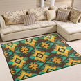 thumbnail image 1 of Yayeee Area Rugs for Living Room 5.2'x4' Indoor Non Slip Washable Bedroom Carpet, Geometric Patterns, 1 of 5