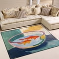thumbnail image 1 of Yayeee Area Rugs for Living Room 5.2'x4' Non Slip Washable Bedroom Floor Carpet, Goldfish Bowl, 1 of 5