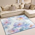 thumbnail image 1 of Yayeee Area Rugs for Living Room 5.2'x4' Non Slip Washable Bedroom Floor Carpet, Pastel Flower Pattern, 1 of 5