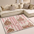 thumbnail image 1 of Yayeee Area Rugs for Living Room 5.2'x4' Non Slip Washable Bedroom Floor Carpet, Pink Candy House, 1 of 6
