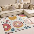 thumbnail image 1 of Yayeee Area Rugs for Living Room 5.2'x4' Indoor Non Slip Washable Bedroom Carpet, Pink Donut, 1 of 6