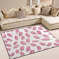thumbnail image 1 of Yayeee Area Rugs for Living Room 5.2'x4' Non Slip Washable Bedroom Floor Carpet, Pink Popsicle Pattern, 1 of 5