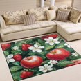 thumbnail image 1 of Yayeee Area Rugs for Living Room 5.2'x4' Non Slip Washable Bedroom Floor Carpet, Red Apple Pattern, 1 of 5